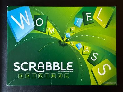 Scrabble Original Komplett mit Brettspiel Blitzversand vollständig Top Zustand