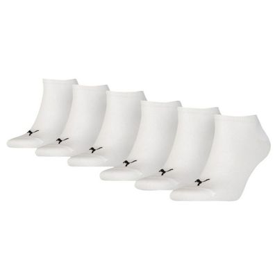 Puma Sneaker Socken Plain 6-Pack weiß