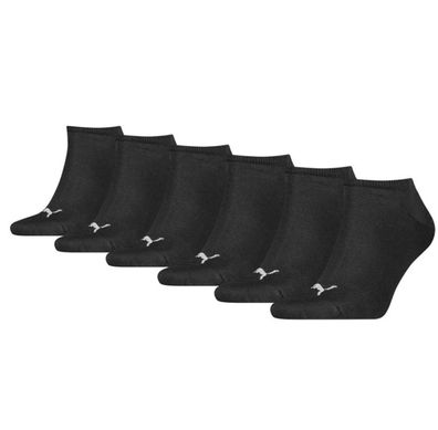 Puma Sneaker Socken Plain 6-Pack schwarz