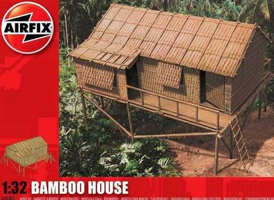 Airfix Bambushaus Tropenhaus Dschungel in 1:32 1506282 Airfix A06282