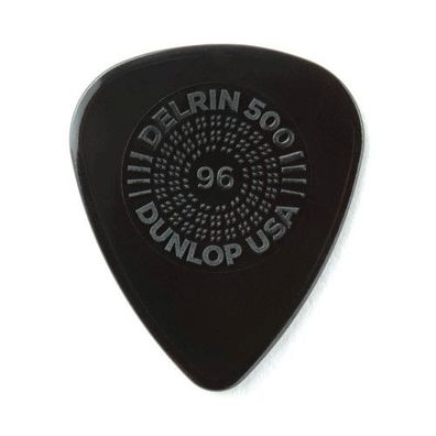 Dunlop Prime Grip Delrin 500 Plektren - 0,96 mm, schwarz (1, 3, 6, 12, 72 Stück)