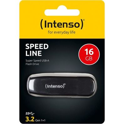 Intenso USB 16GB SPEED LINE bk 3.0 Interface USB 3.2 Gen 1 - Intenso 353347...