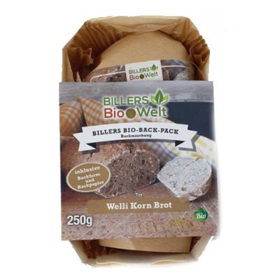 Billers Bio Backpack Welli Korn Brot Backmischung knusprig 250g