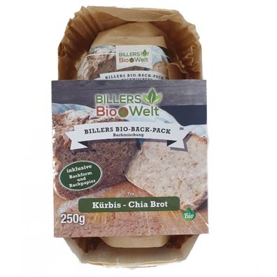 Billers Bio Backpack Kürbis Chia Brot Backmischung knusprig 250g