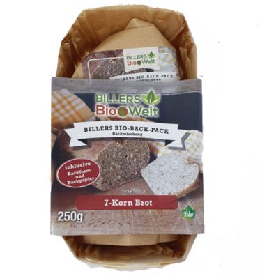 Billers Bio Welt Backpack Typ 7 Korn Brot würzige Backmischung 250g
