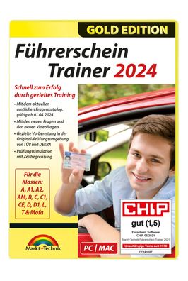 Führerschein Trainer 2024 - Amtlicher Fragenkatalog - PC Download Version