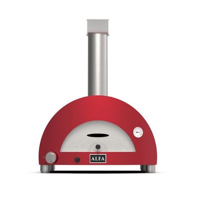 Alfa Forni Gas Pizzaofen Moderno 1 Pizza Rot - Backt 1 Pizza in 90 Sekunden