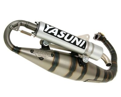 Auspuff Yasuni Carrera 16 Aluminium für Minarelli stehend