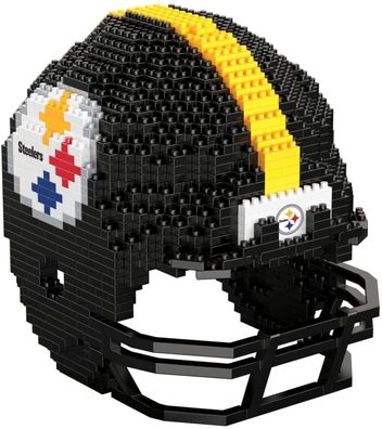 NFL Pittsburgh Steelers 3D BRXLZ Puzzle Helm Set Football Footballhelm