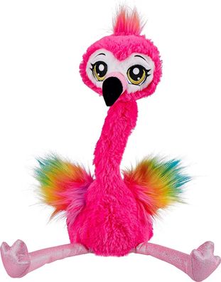 Zuru Pets Alive Frankie der Funky Flamingo Kuscheltier Kinder-Spielzeug pink