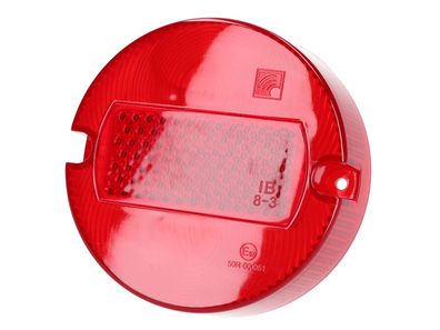Rücklichtglas rot 100mm 2-Schrauben-Version für Simson S50, S51, S70, KR50, KR51, ...