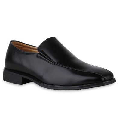VAN HILL Herren Klassische Slippers Business Elegante Basic Slip On Schuhe 841206