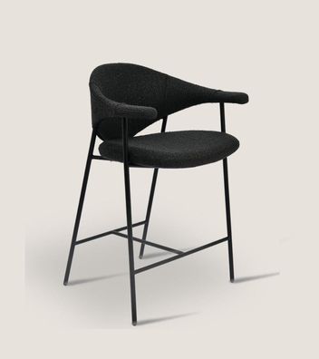 Stilvolle Sitzmöbel Designer Esszimmer Stühle mit Stahlbeinen Modern