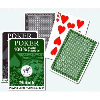 Poker, Bridge - Plastikkarten