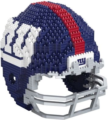 NFL New York Giants 3D BRXLZ Puzzle Helm Set Football Footballhelm