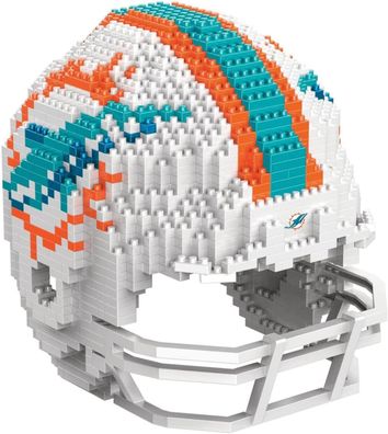 NFL Miami Dolphins 3D BRXLZ Puzzle Helm Set Football Footballhelm