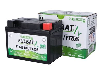 Batterie Fulbat High Power 5AH GEL + 25% FTX4L-BS / FTZ5S SLA