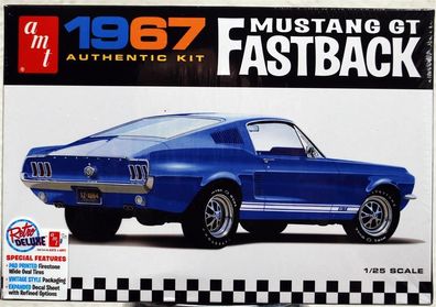 AMT 1241 1967 Ford Mustang GT Fastback 1:25