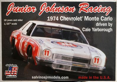 1974 Chevy Monte Carlo # 11 C. Yarborough Junior Johnson 1:25 Salvinos JR 142131
