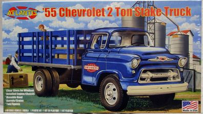 1955 Chevrolet 2 Ton Stake Truck 1:48 Atlantis 1401