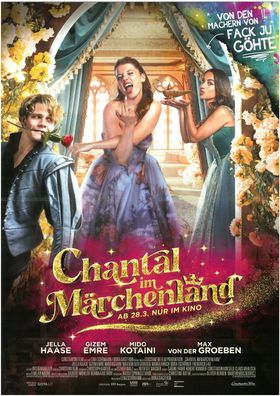 Chantal im Märchenland - Original Kinoplakat A3 - Hauptmotiv -Jella Haase- Filmposter