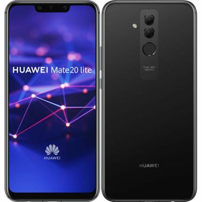 Huawei Mate 20 Lite Dual Sim SNE-LX1 64GB LTE Smartphone Black Neu OVP versiegelt