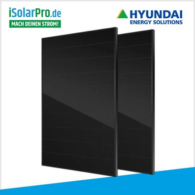 415W Hyundai FULL BLACK HiE-S415DG Shingled Technologie 1812x1096x30mm Solarpanel So