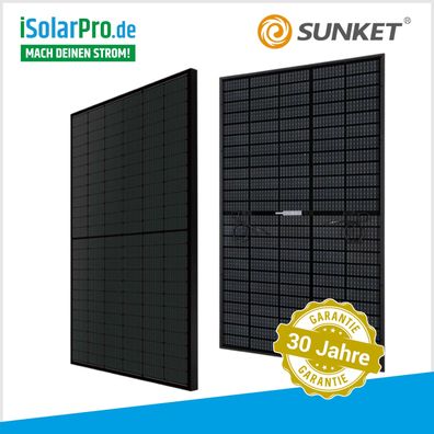 430W SUNKET TOPCon bifazial N-Type Solarmodule 1722x1134x30 Photovoltaik Solarpanel