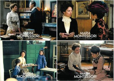 Maria Montessori - 4 Original Kino-Aushangfotos - Jasmine Trinca - Filmposter