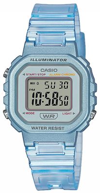 Casio Armbanduhr Digital blau transparent LA-20WHS-2AEF