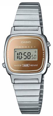 Casio Damenuhr LA670WES-4AEF Casio Retro Uhr Digitaluhr