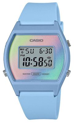 Casio Damen Armbanduhr blau Digital LW-205H-2AEF