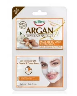 Equilibra Arganöl Anti-Aging-Gesichtsmaske, 15ml