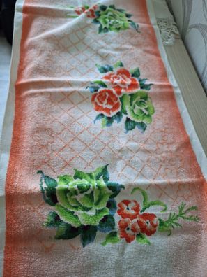 Handtuch DDR-Baumwolle Blumen China Import orange