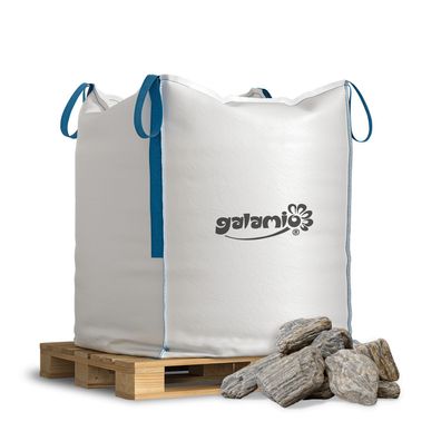 Galamio Gneis Schotter » kaschiert & getrommelt « 1000kg