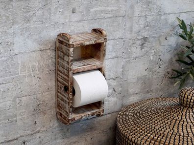 Chic Antique Toilettenpapierhalter Backsteinform Ziegel alt französisch 41482-01