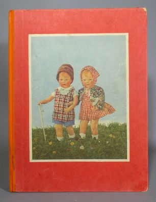 Puppenkinder Bilderbuch Inge Fleischer-Petersen Käthe Kruse Puppen Hardcover rot