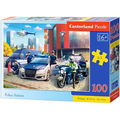 Castorland Puzzle Polizeistation 100 Teile