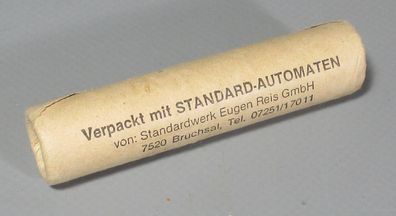 Münzenrolle Rolle 1 Pfennig-Stücke Standard-Automat Reis GmbH Bruchsal