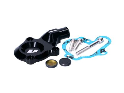 Deckel Wasserpumpe VOCA CNC schwarz für Minarelli AM6, Generic, KSR-Moto, Keeway, ...
