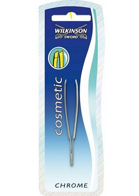 Wilkinson Sword Cosmetic Pinzette Chrome mit schräger Spitze Neu/ OVP