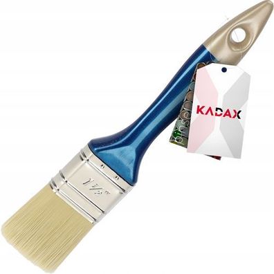 KADAX Pinsel aus Kunststoff, Flachpinsel, Malerpinsel, Borstenpinsel, 1.5