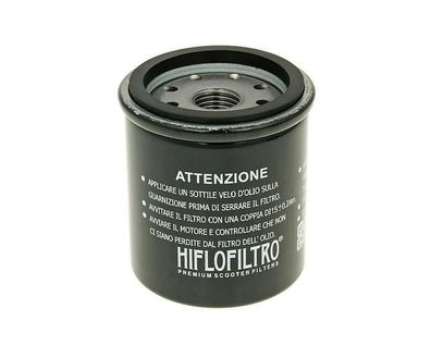 Ölfilter Hiflofiltro für Maxi-Roller mit 4-Takt Piaggio Motor