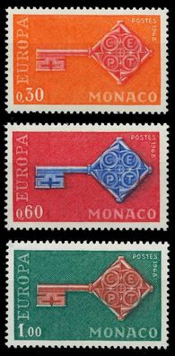 MONACO 1967 Nr 879-881 postfrisch SA52F42