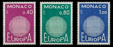 MONACO 1970 Nr 977-979 postfrisch SA6E986