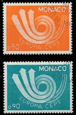 MONACO 1973 Nr 1073-1074 gestempelt X04063E