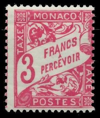 MONACO Portomarken Nr 20 ungebraucht X3BA4CA