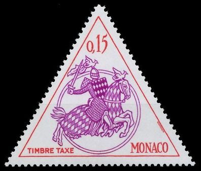 MONACO Portomarken Nr 69 postfrisch X3BA512