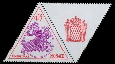 MONACO Portomarken Nr 69ZfRe postfrisch WAAGR PAAR X3BA5A2