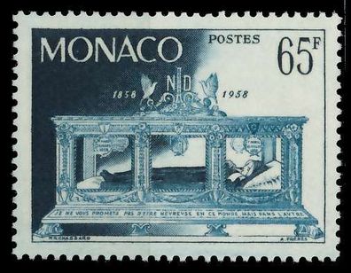 MONACO 1958 Nr 600 postfrisch SF113DE